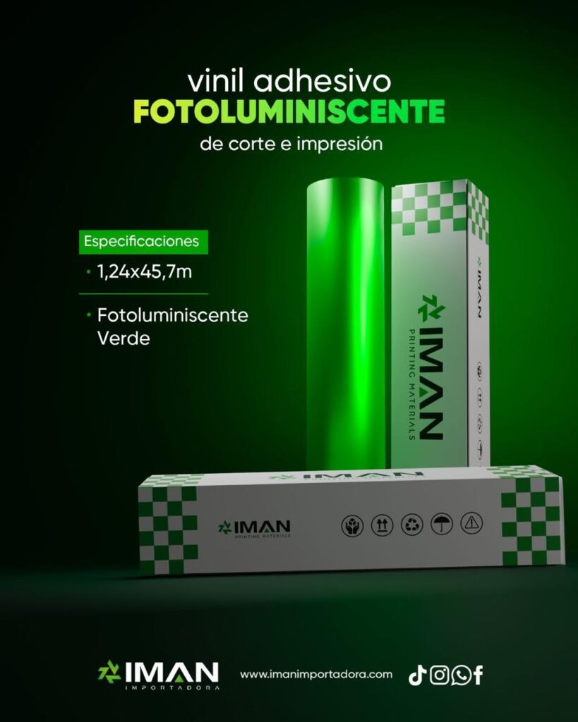 Vinil adhesivo fotoluminiscente